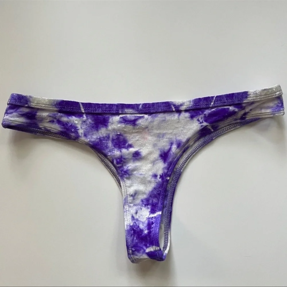 Frankie’s Bikinis M Velvet Bikini Bottoms Itsy Super Soft Swimwear